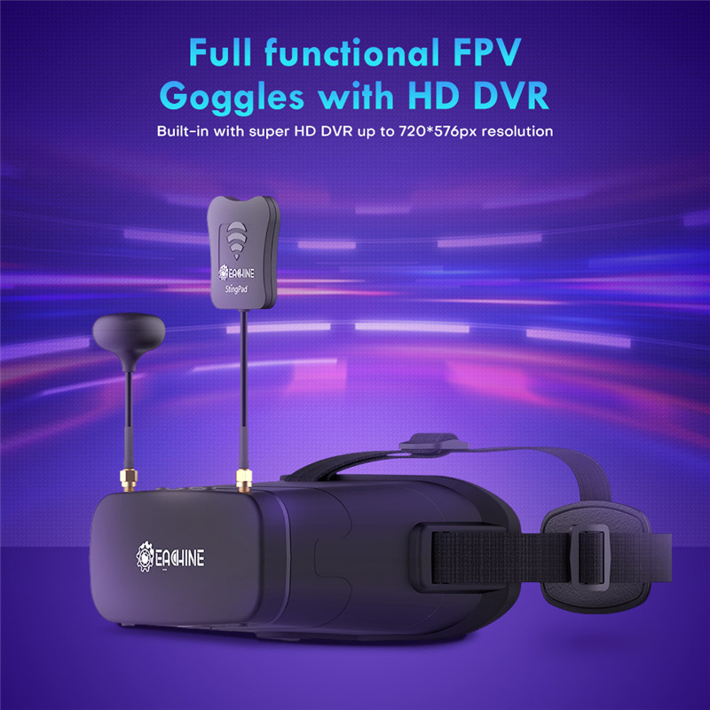 Eachine EV800DM Varifocal 5.8G - Skyzone Sky04O Pro Fpv Goggles review and price