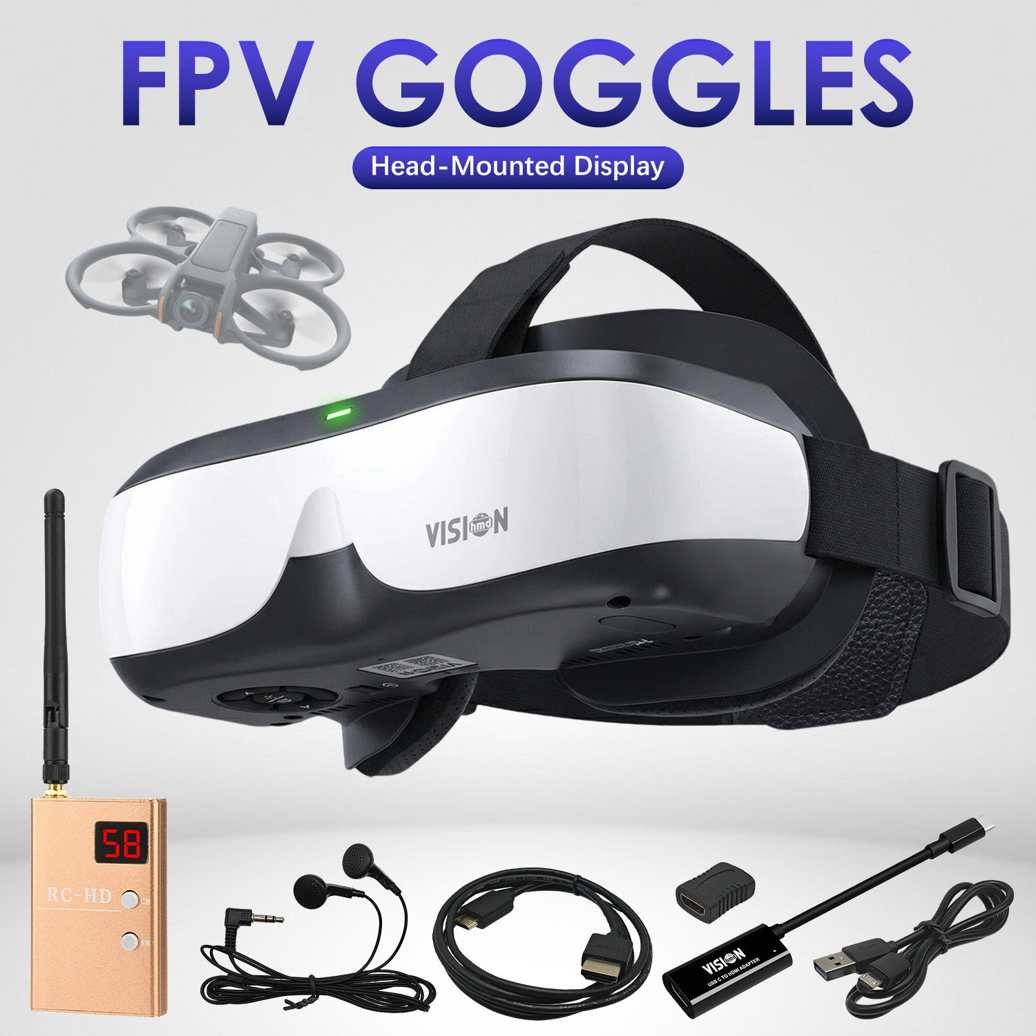 FPV Head Mounted Display DIY E - Skyzone Sky04O Pro Fpv Goggles review and price